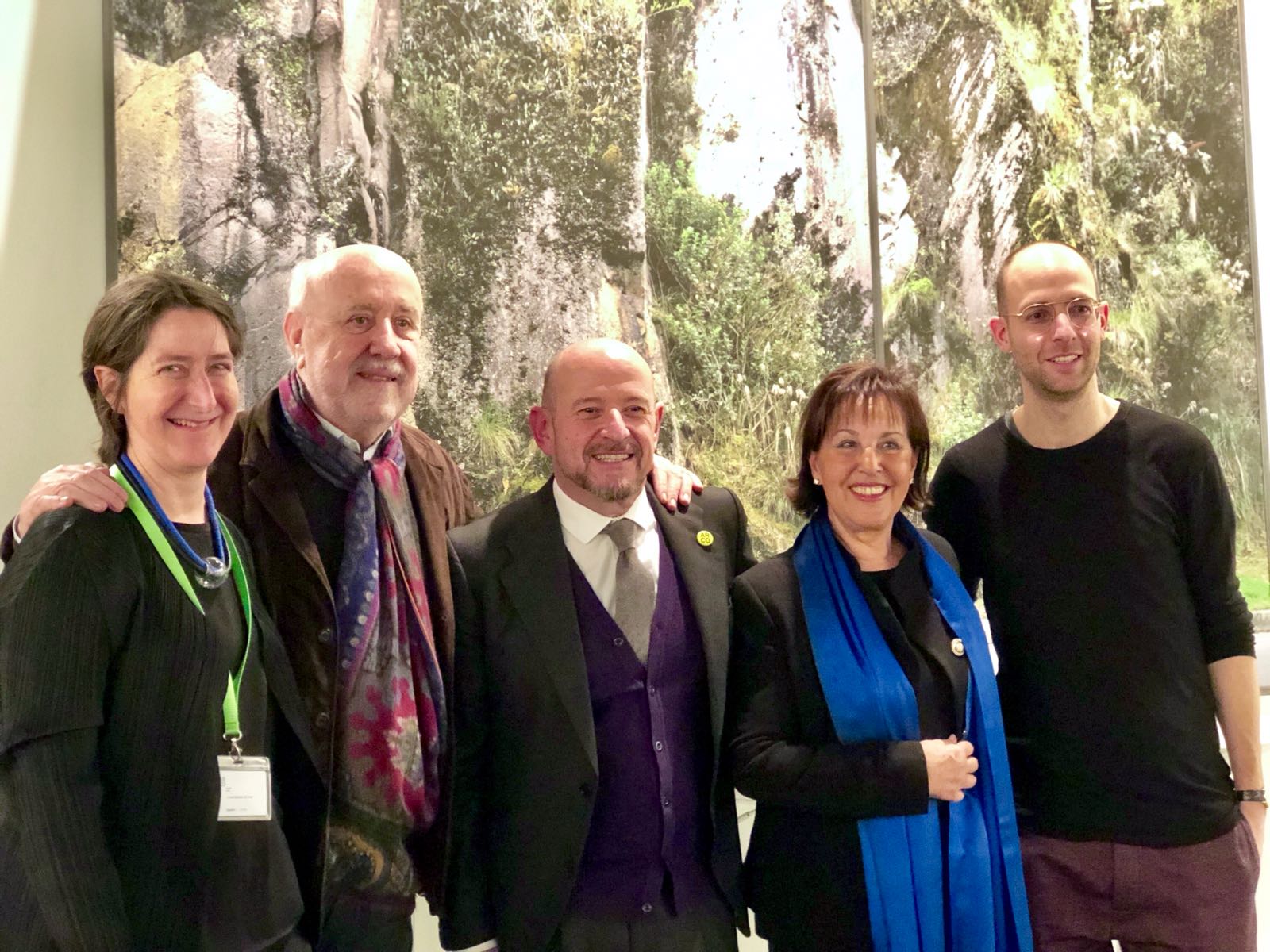 Lorena Martínez de Corral, Marcel Pascual, Carlos Urroz, Pilar Forcada y Carlos Irijalba